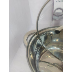 Кастр. нерж. 1.9л 16 * 9.5см (Новом.) LKA-012HC-16CA - Фото 3