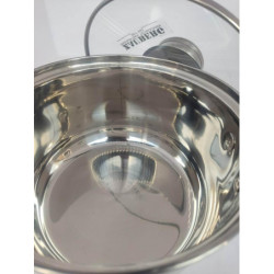 Ковш 1.9л.нерж. сфер. скл/кр  ZB-1.9 CS - Фото 3