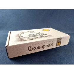 Сковорода-жаровня Ø20см чугунная, глубина 4см, вес 1,54кг. Т1011