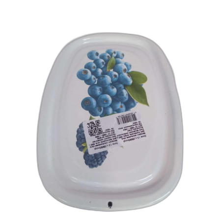 Лоток эмалированный 1,5л "Голубика" Idilia  2508/2