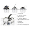 Скороварка 12 л HOME PERFECT капсульное дно (сферическая)