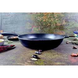 Сковорода Чавунна Лита Maysternya Т2013 (Ø24см) | Глибина 4 см, 2.5 кг
