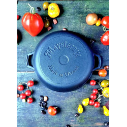 Сковорода-жаровня Maysternya Т104 (Ø28см) | Глибока, 6 см, 3.2 кг, універсальна