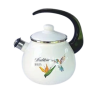 Чайник емальований 2.5л Idilia Колібрі зі свистком для індукційної плити Чайник емальований 2.5л Idilia Колібрі зі свистком для індукційної плити