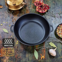 1. Жаровня чугунная Maysternya Т102 для плиты духовки и открытого огня