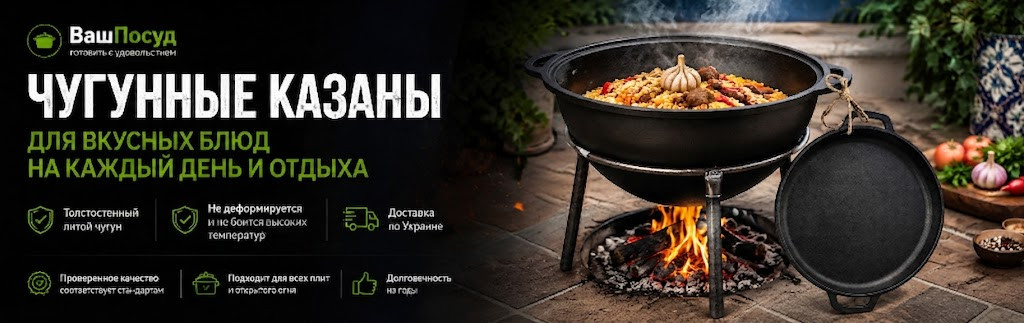 Чугунные казаны Maysternya